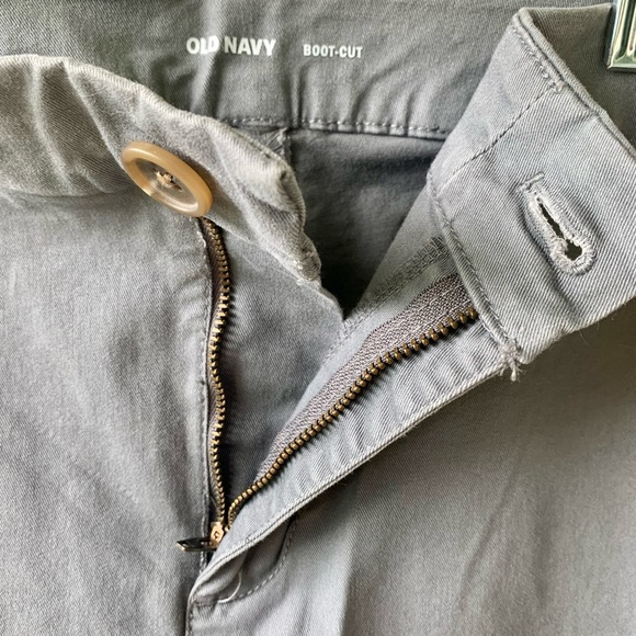 Old Navy Mid-Rise Boot-Cut Khakis for Women - Picture 6 of 13